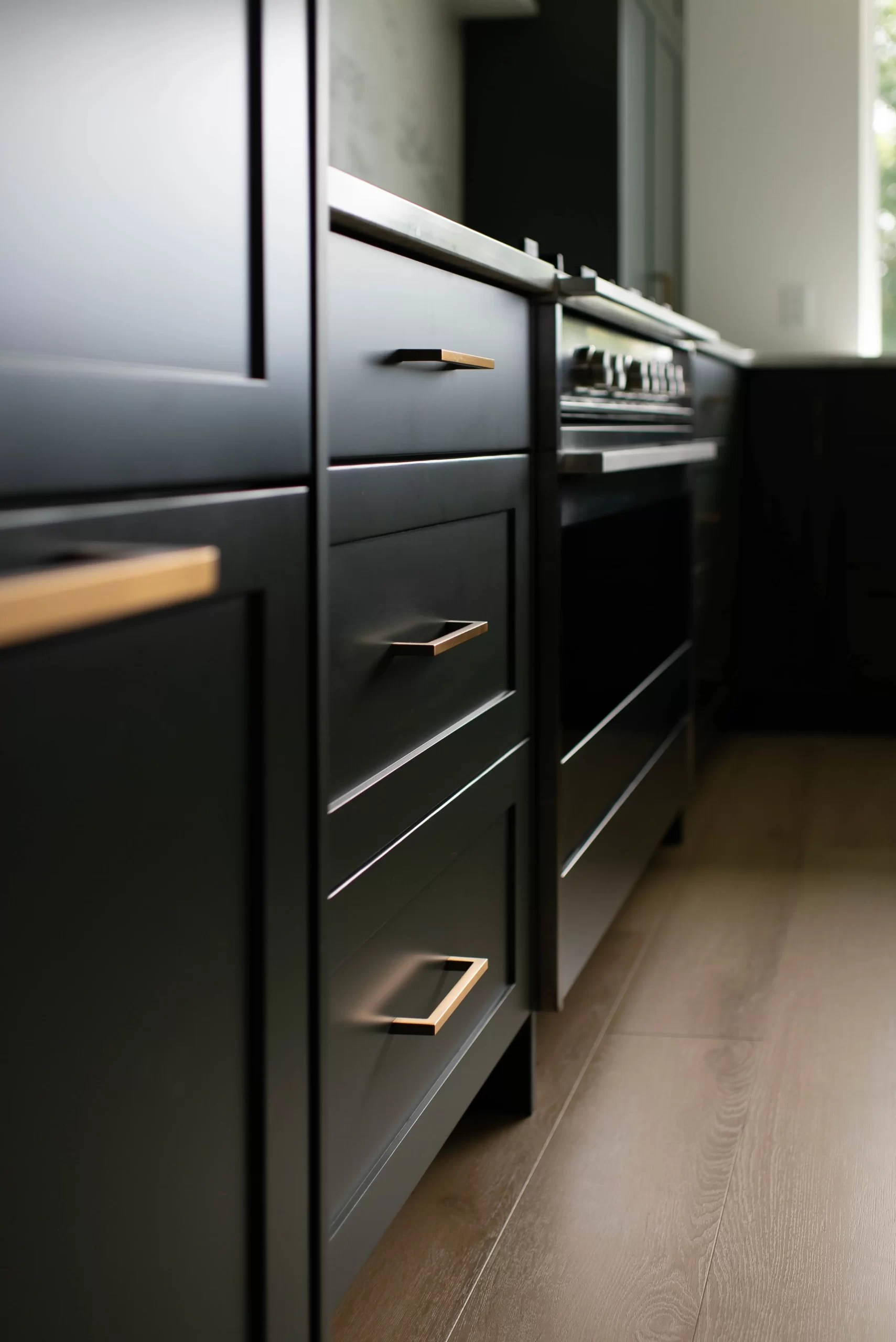 dark cabinets