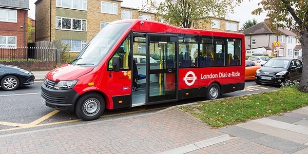 A Dial-a-Ride minibus.