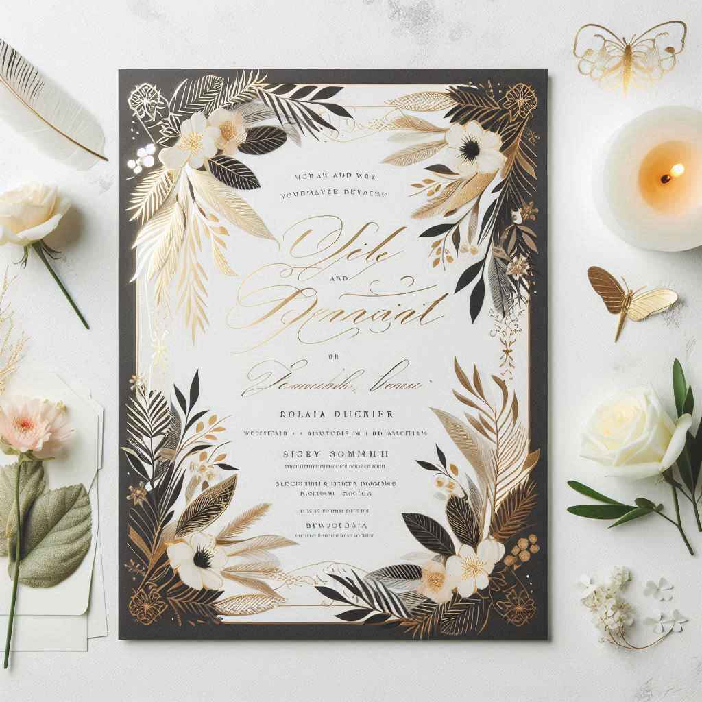 Modern Invitation Message for Wedding
