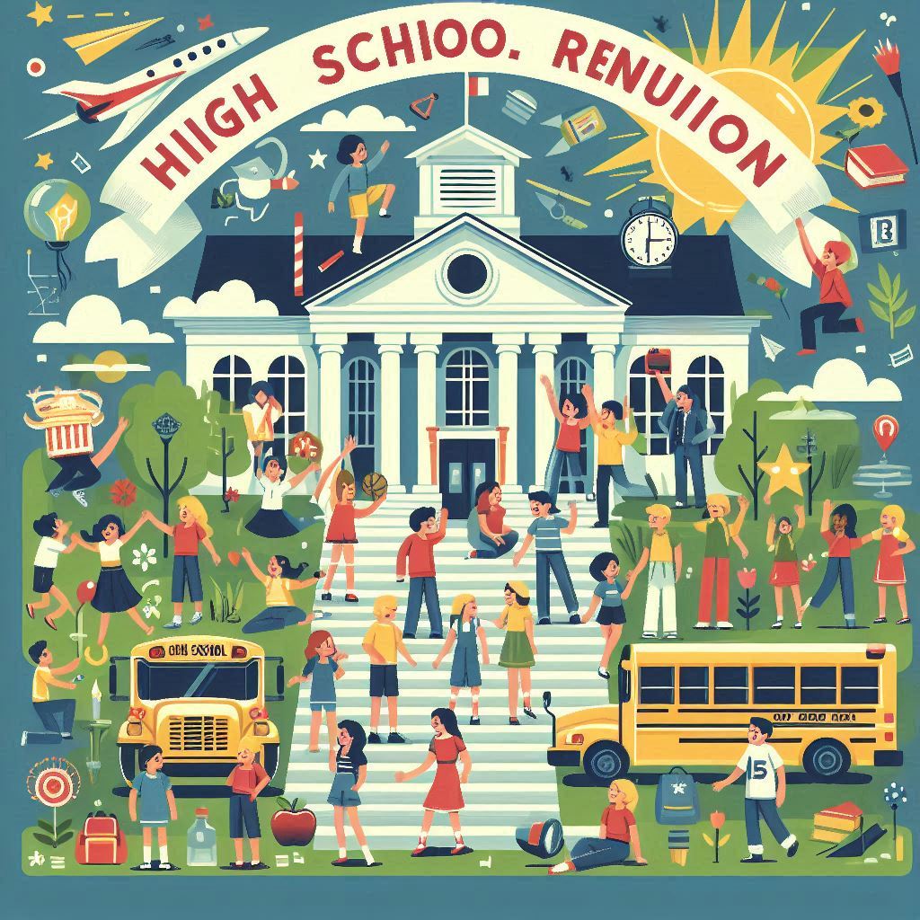 WhatsApp Invitation for High School Reunion