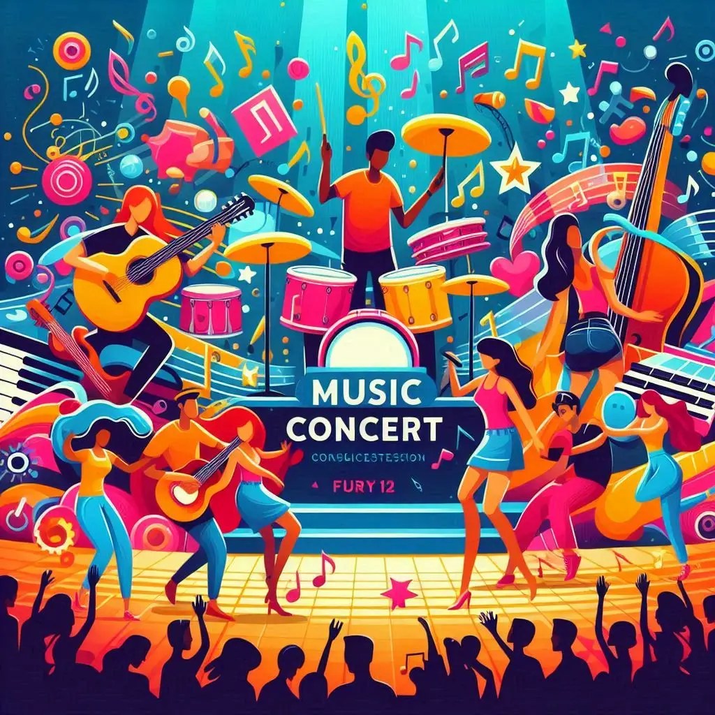 Invitation Messages for Music Concert for WhatsApp