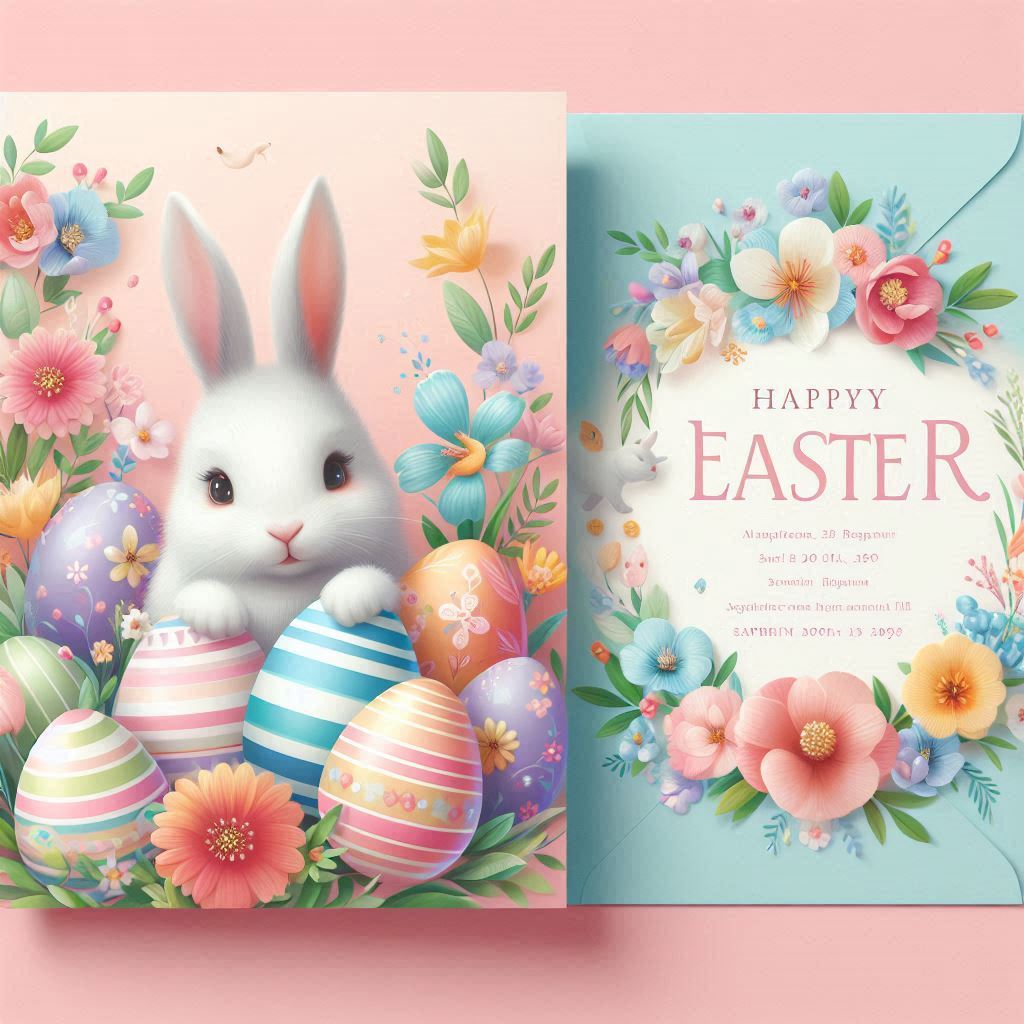 Easter Invitations for WhatsApp