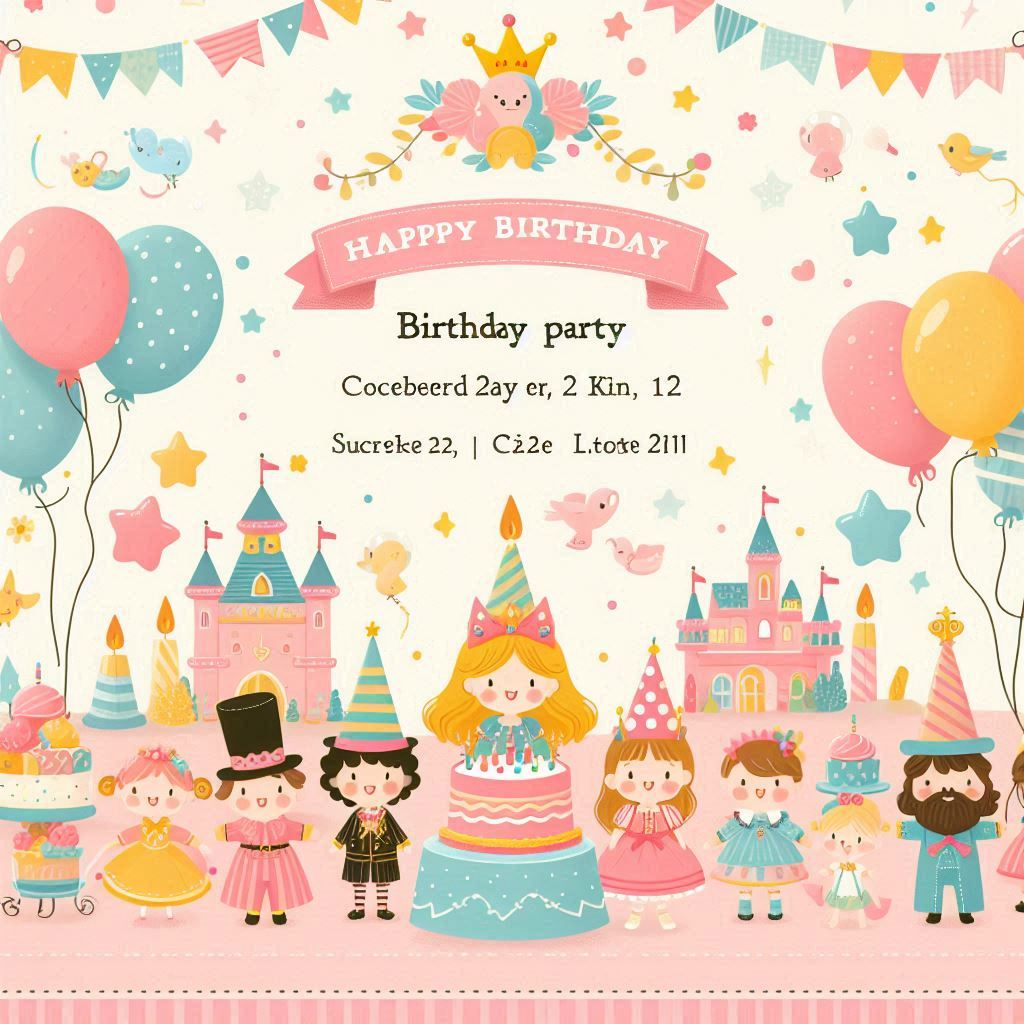 Unique Birthday Party Invitation Messages