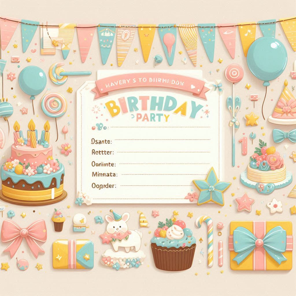 Birthday Party Invitation Message for Friends