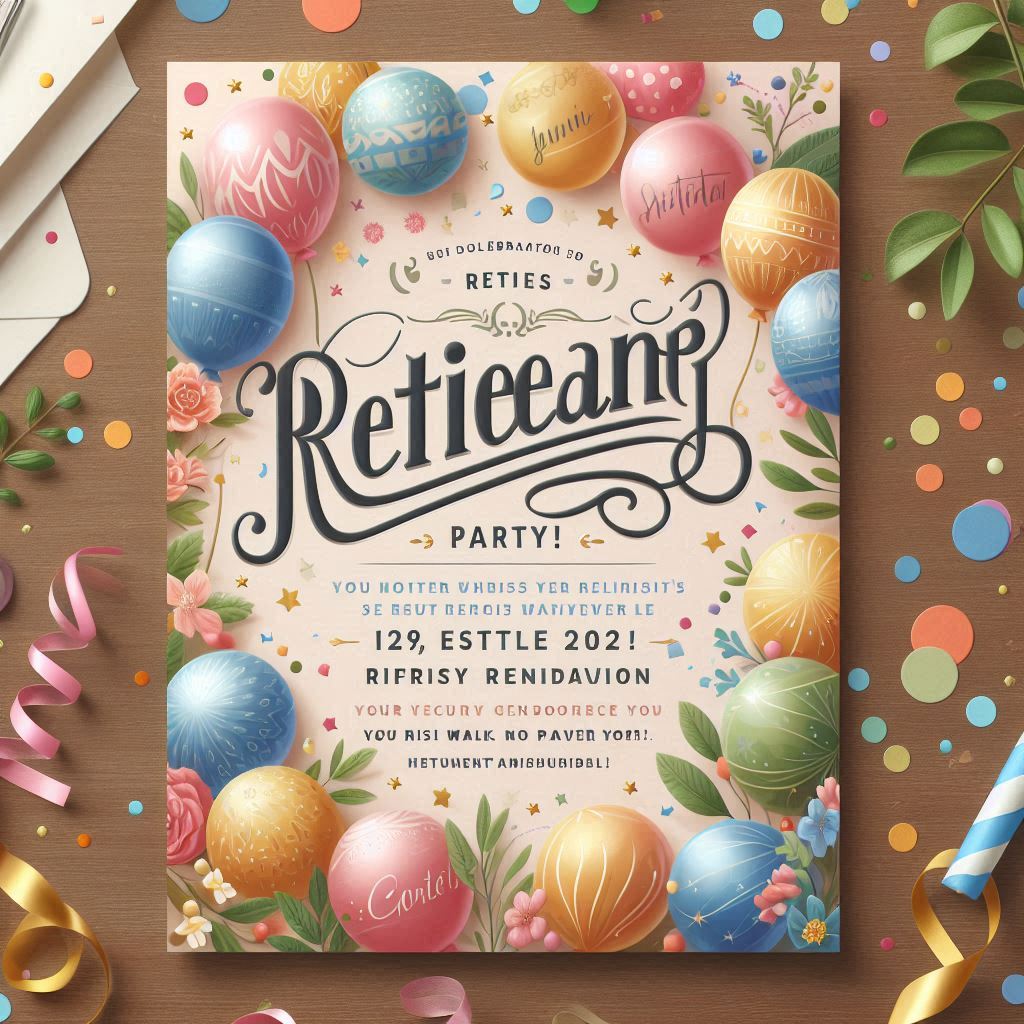 Retirement Party Invitation Wordings