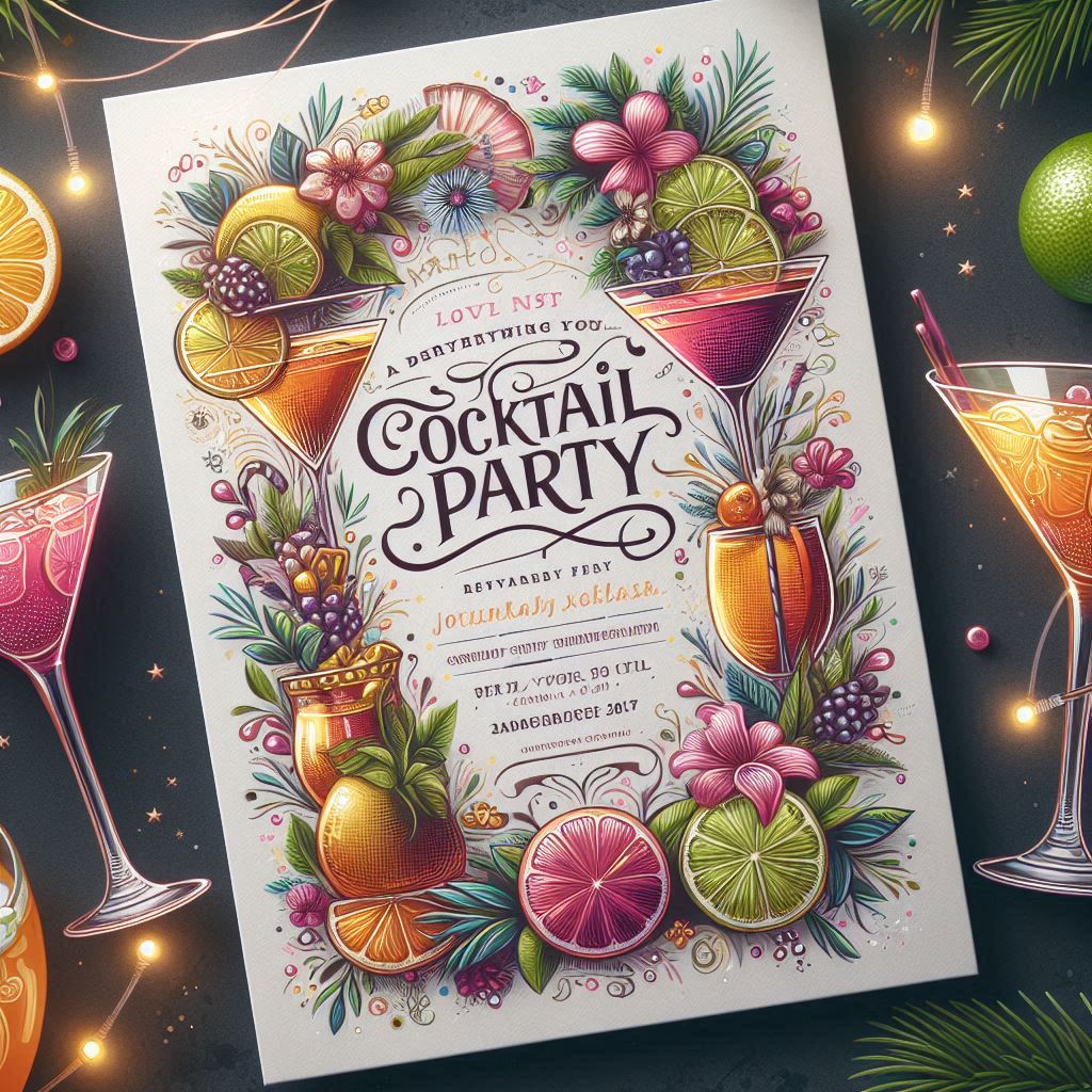 Cocktail Party Invitation Wordings
