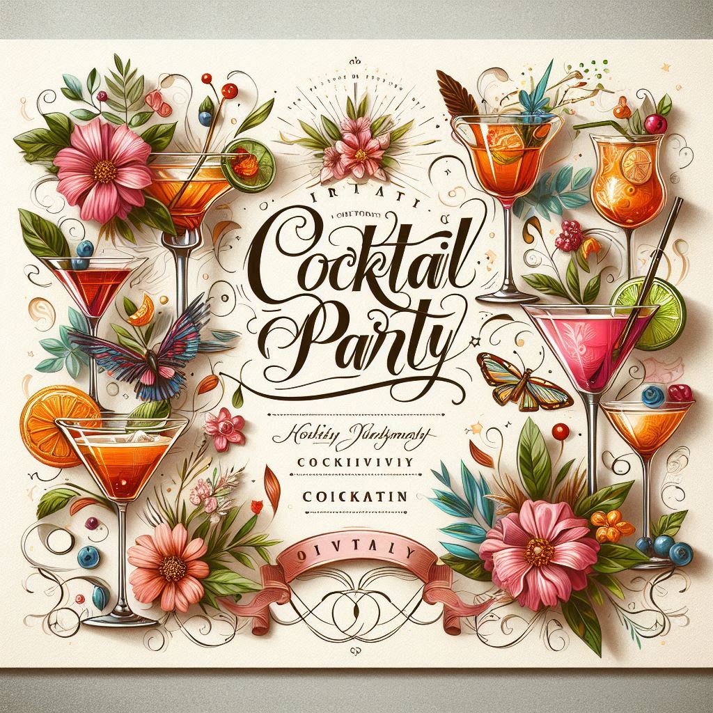 Creative Cocktail Party Invitations