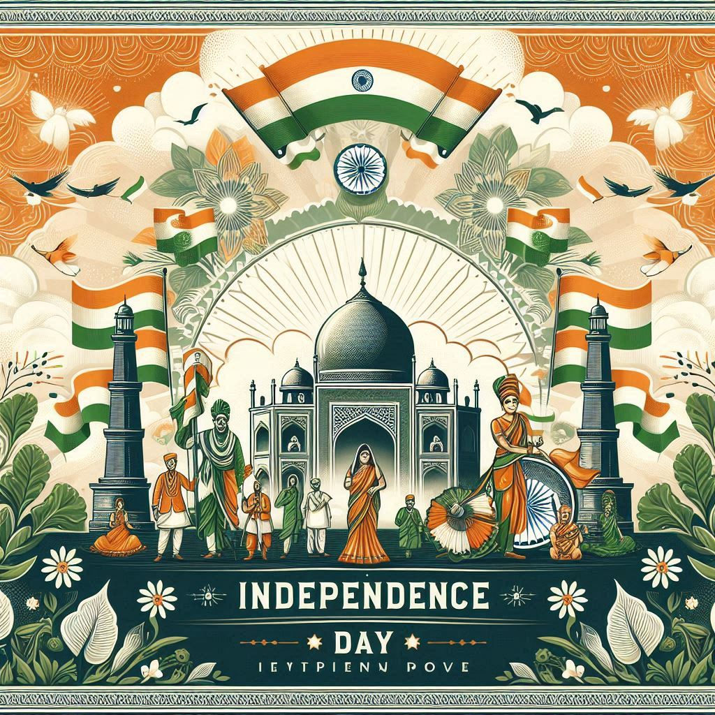 Independence Day Invitation for WhatsApp