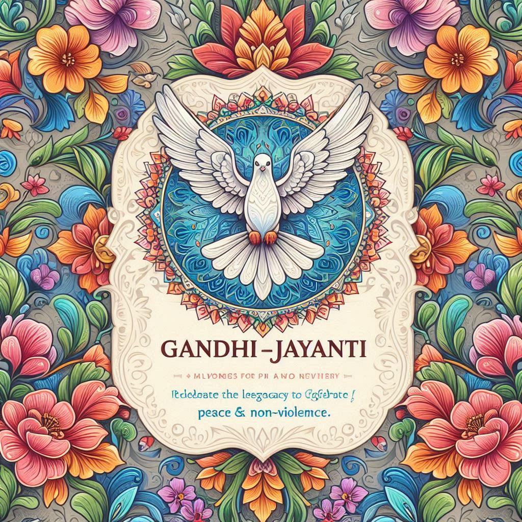 Gandhi Jayanti Invitation Templates