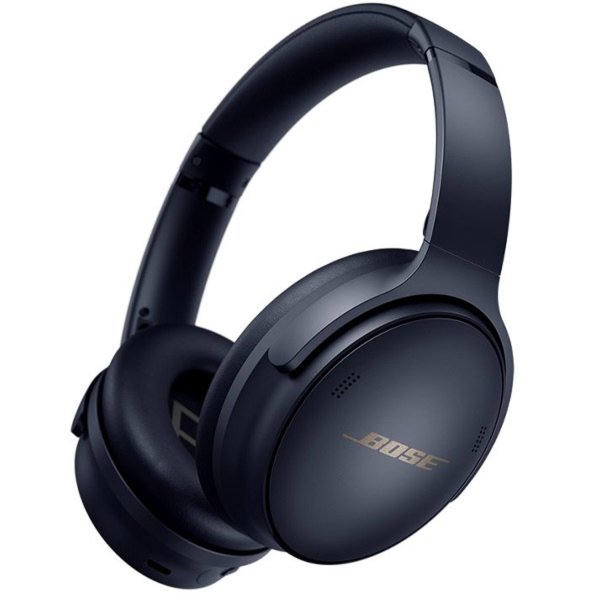 Bose QuietComfort 45 Noise-Canceling Wireless Over-Ear Headphones - Midnight Blue