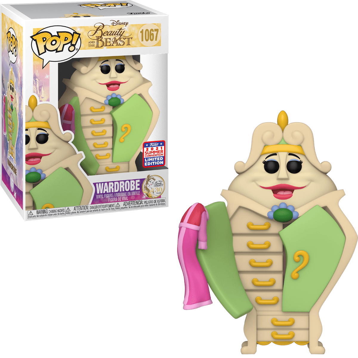Beauty and the Beast - Wardrobe Pop! Vinyl Figure (2021 Summer Convention Exclusive)