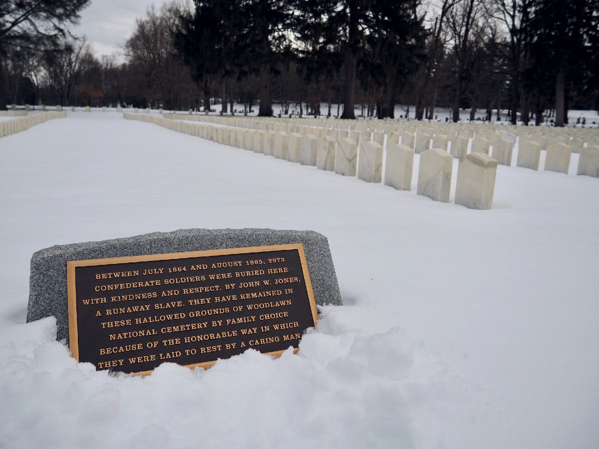 John Jones Cemetery Plaque