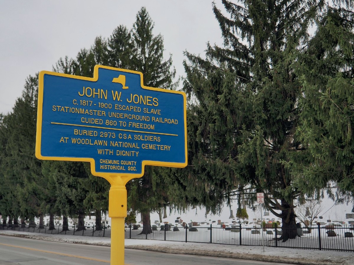 John W Jones Plaque