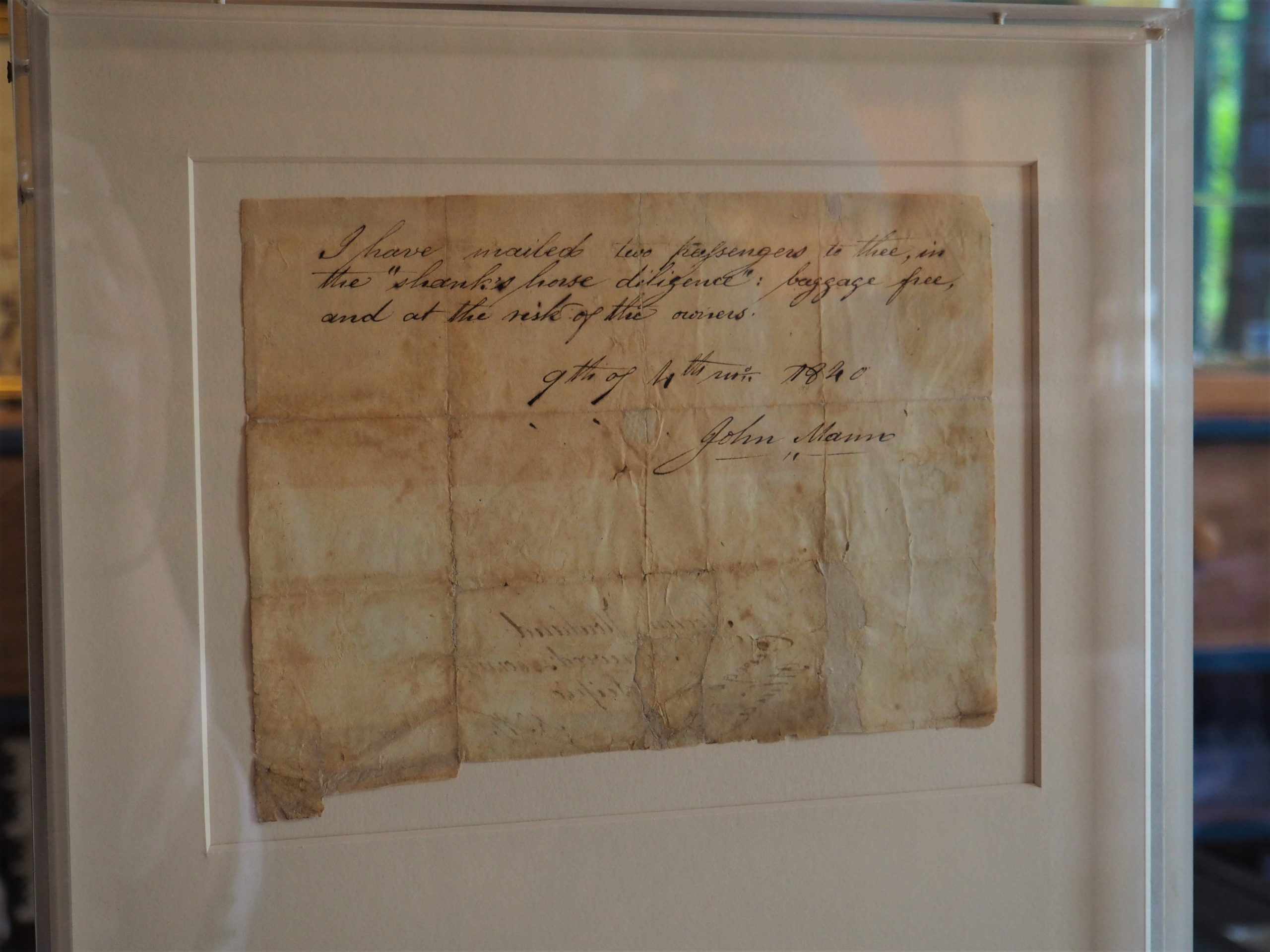 Underground Railroad Ticket