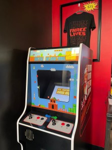 Super Mario Arcade Game at Three Lives Bar in Syracuse