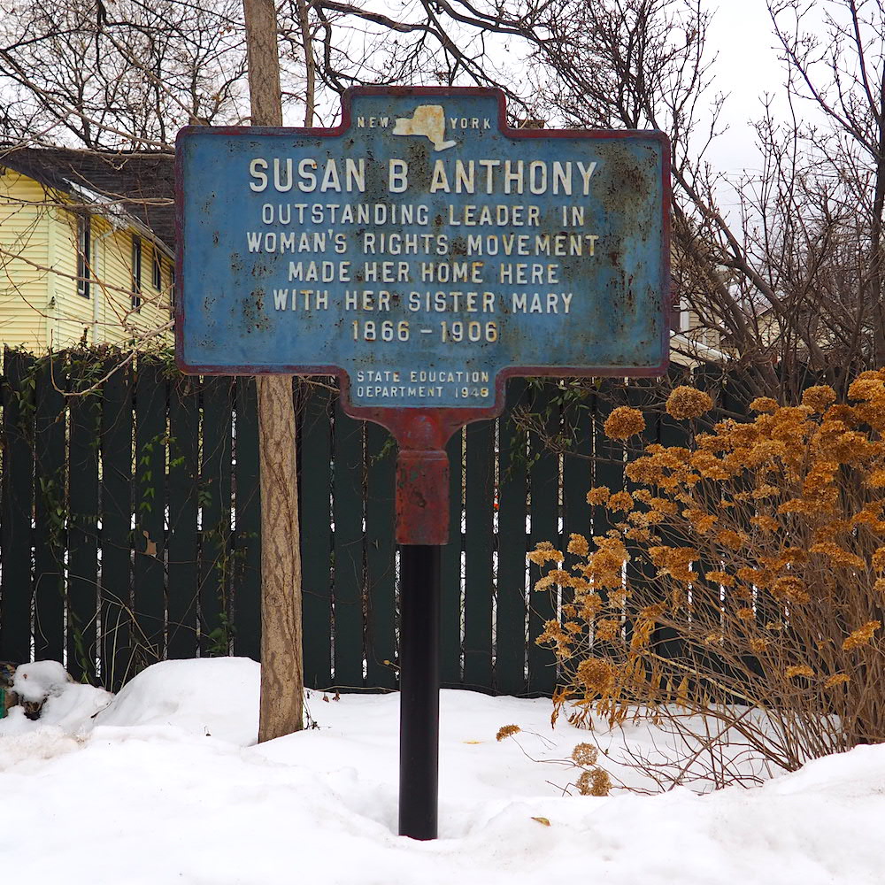 Susan B Anthony Historical Marker