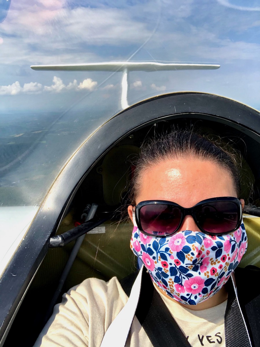 Dani in Glider