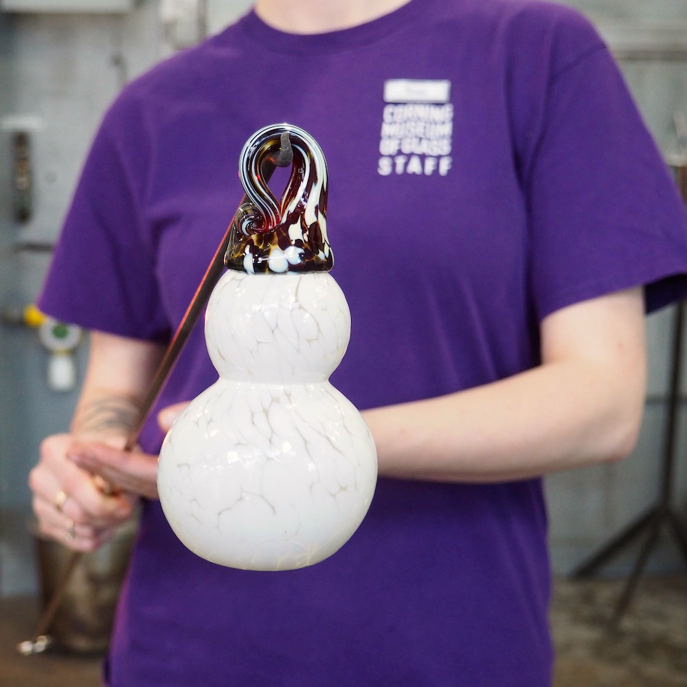 Glass Snowman