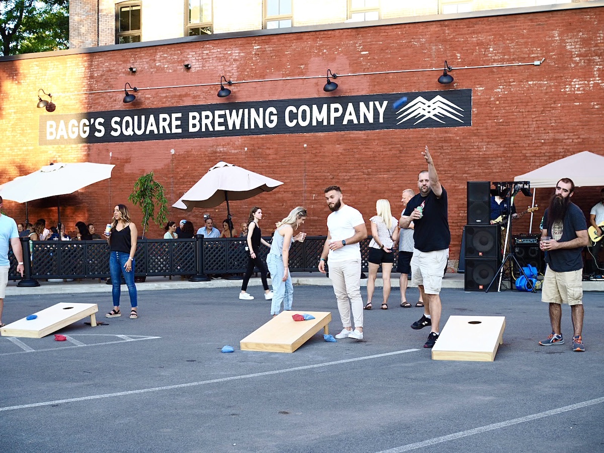 Cornhole at Baggs Square
