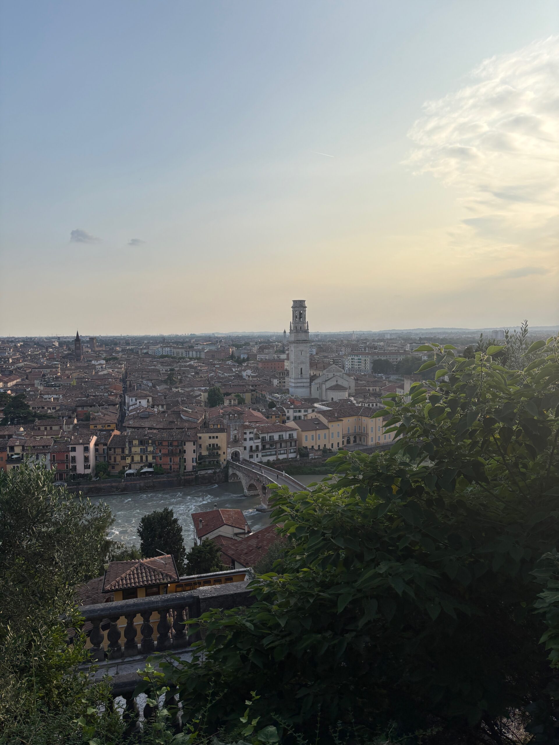 verona italy san pietro sunset
