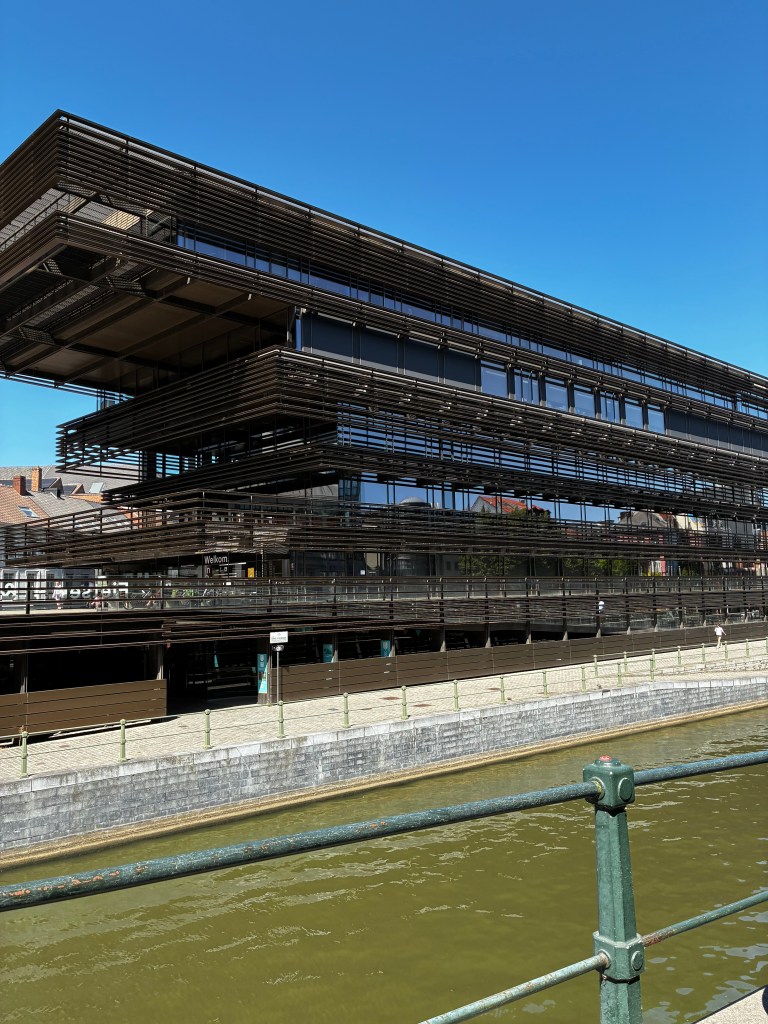 DeKrook Library on the river