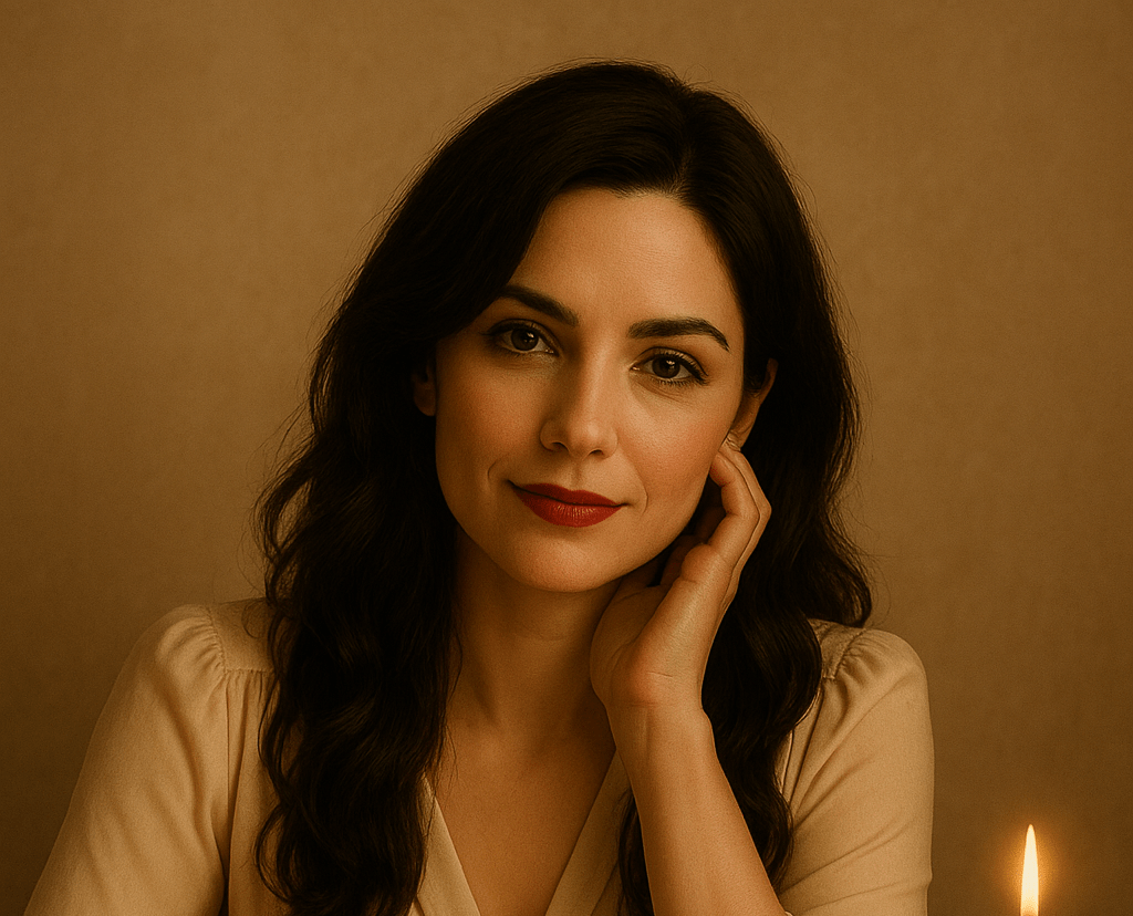 Portrait of Vivienne Bellamy, romance novelist at Wanderlight Press