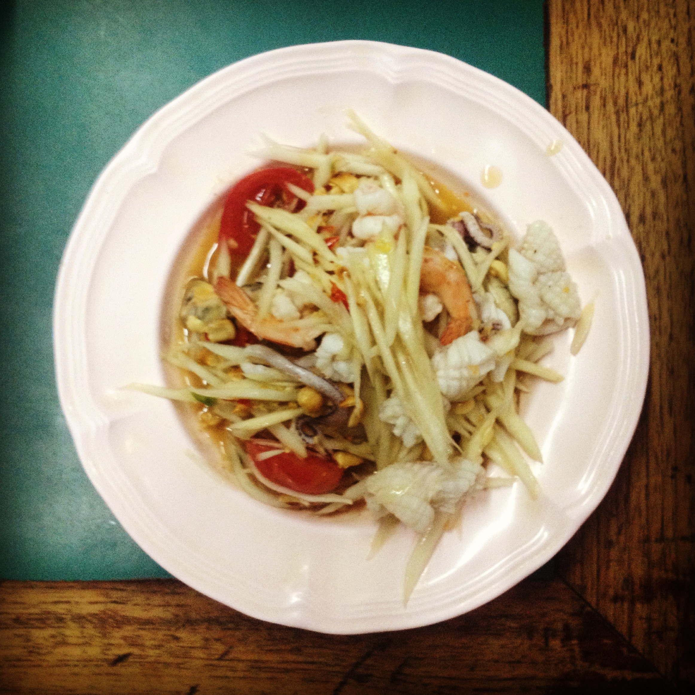Seafood Papaya Salad, Bangkok