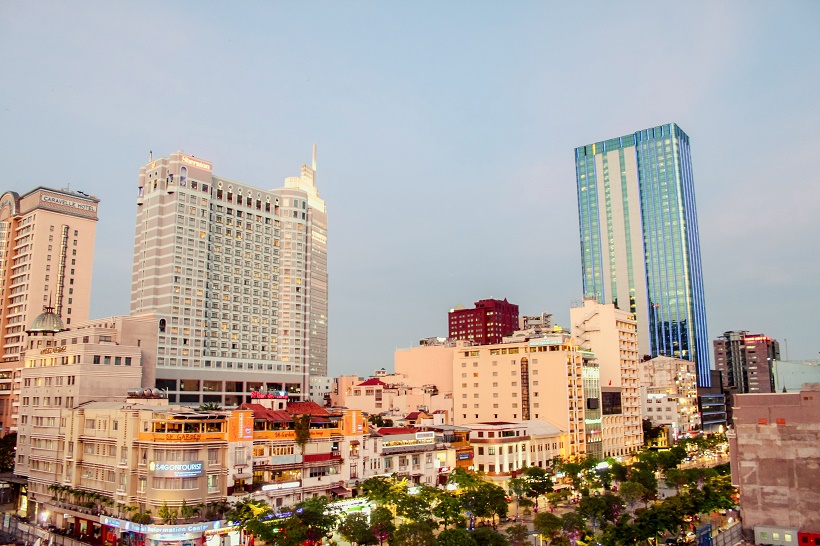 View from Rex Hotel Rooftop