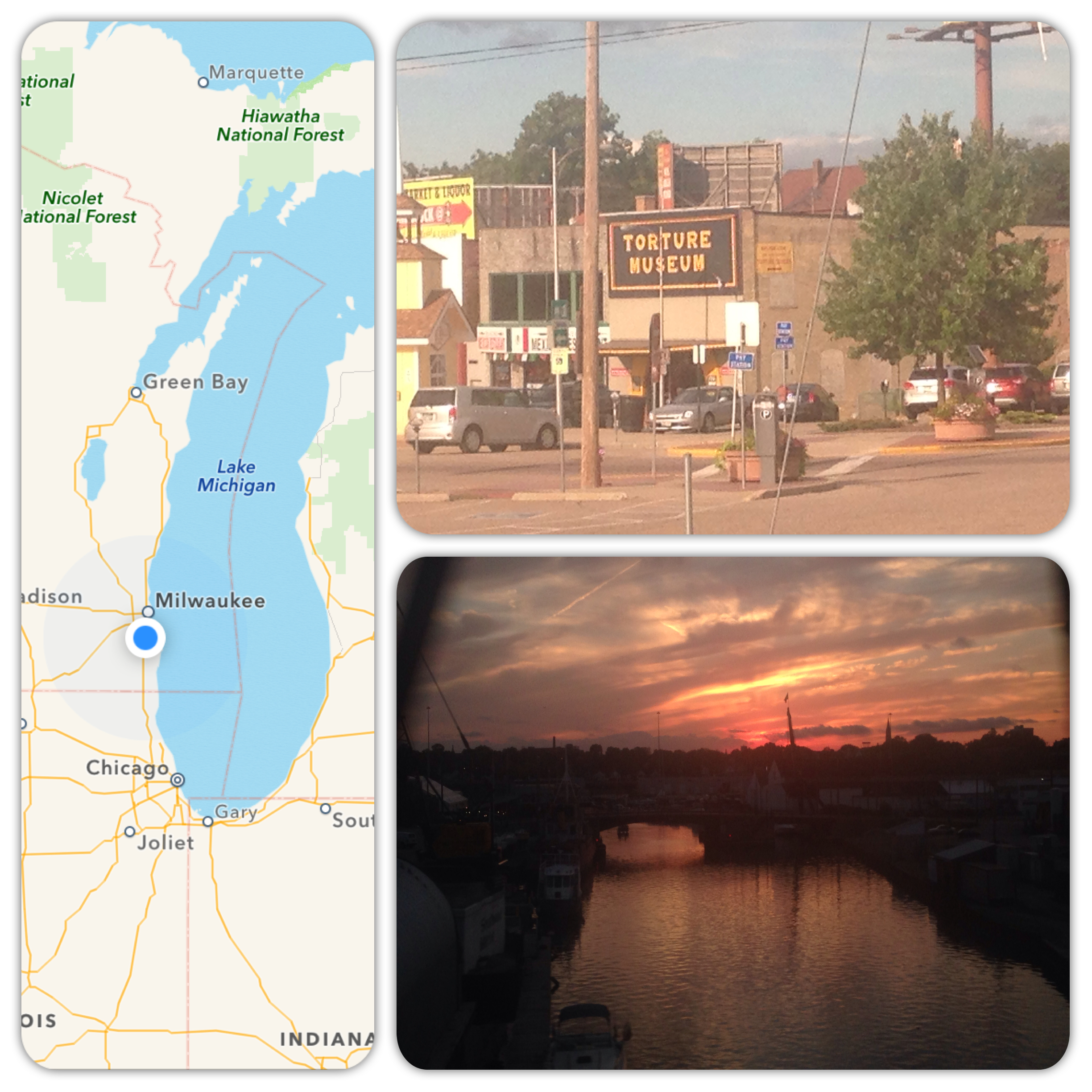 Sunset in Milwaukee, WI