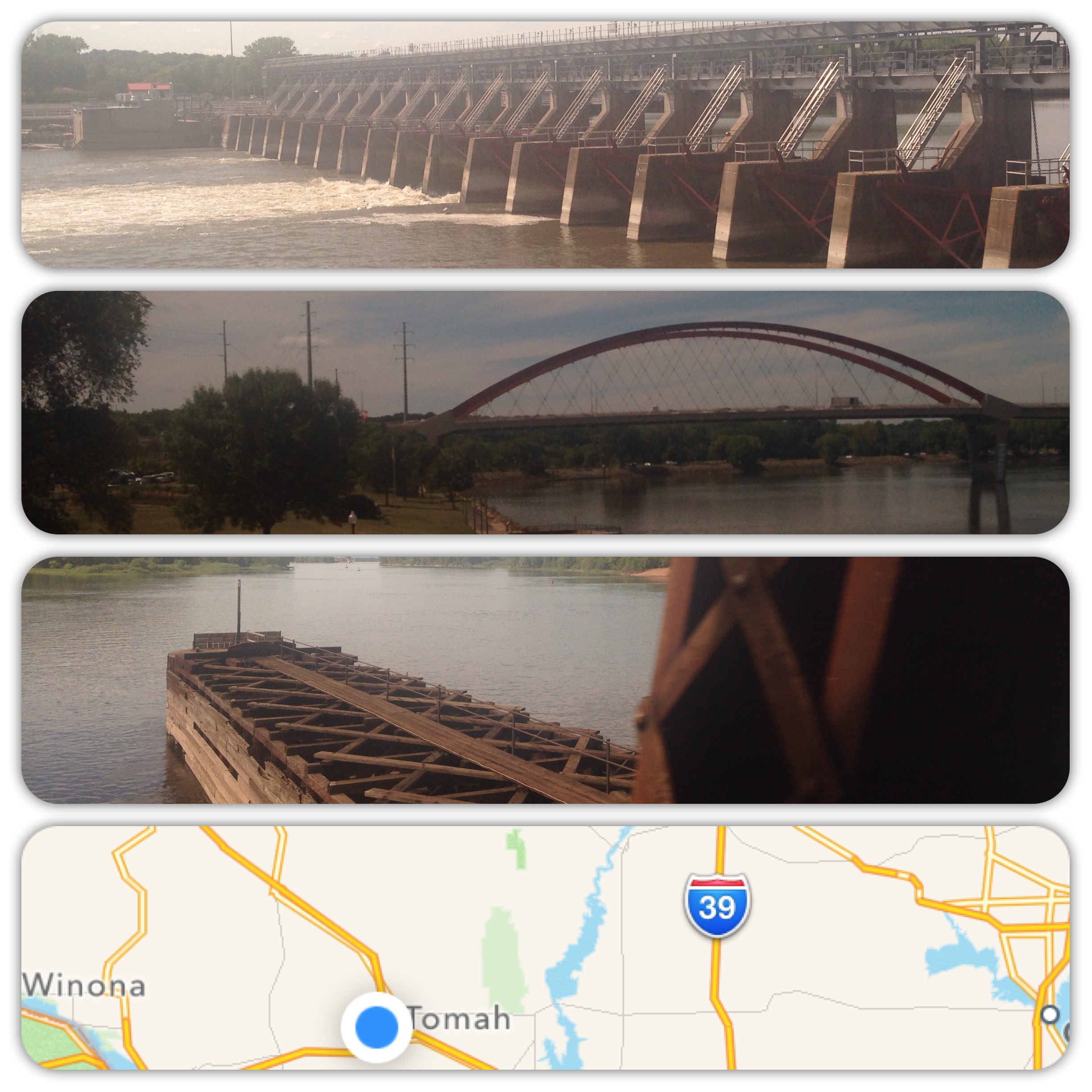 Followed the Mississippi to WI