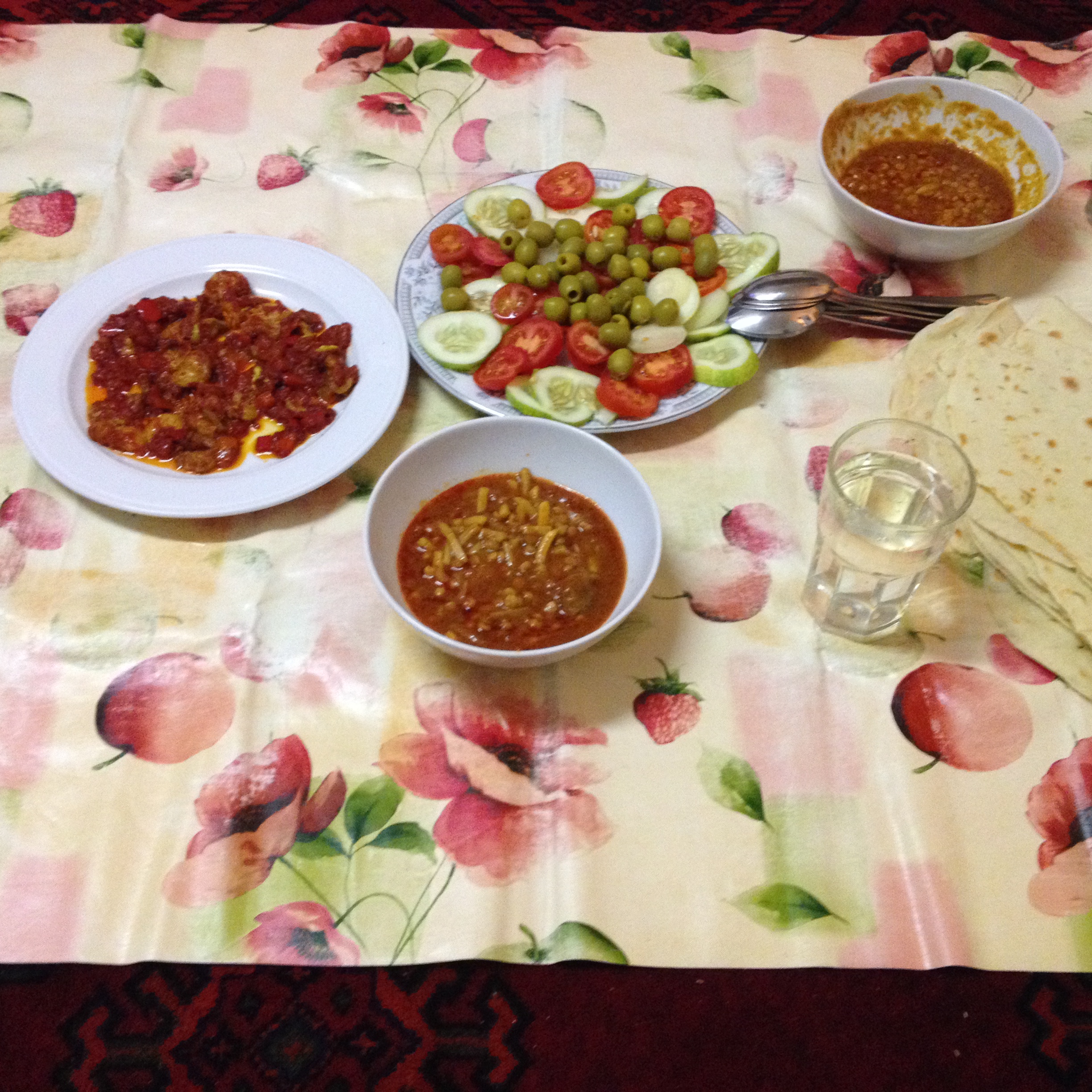 Afghanisches Abendesssen