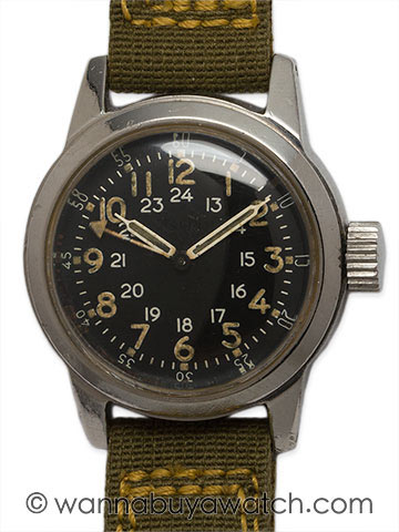 elgin　a-17 Elgin A-17A U.S. Military Navigation circa 1950's