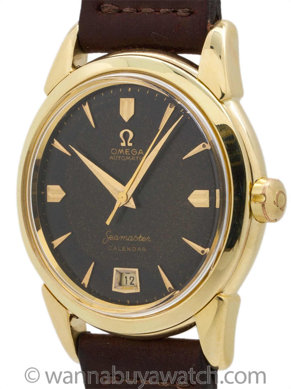 Omega 14K YG Seamaster Calendar ref 2627 