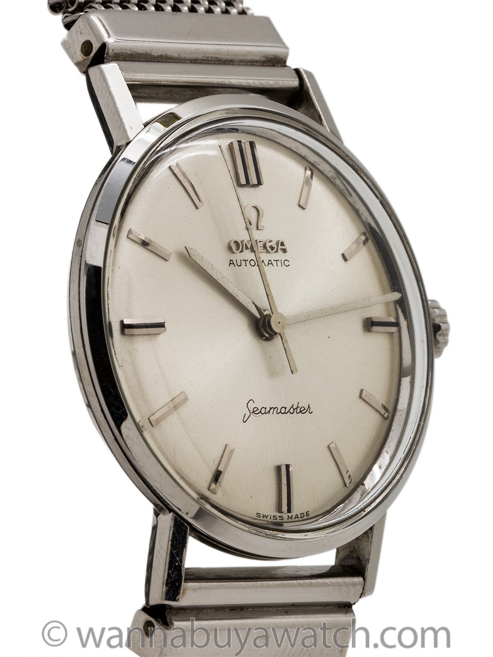 Omega Seamaster Automatic ref 14765 circa 1962 El-Mi-Tex Bracelet