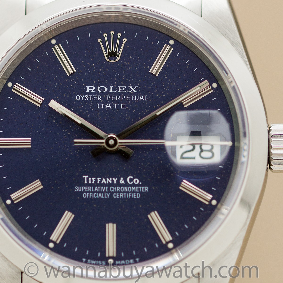 Rolex Oyster Perpetual Date ref 15200 Tiffany & Co circa 1990