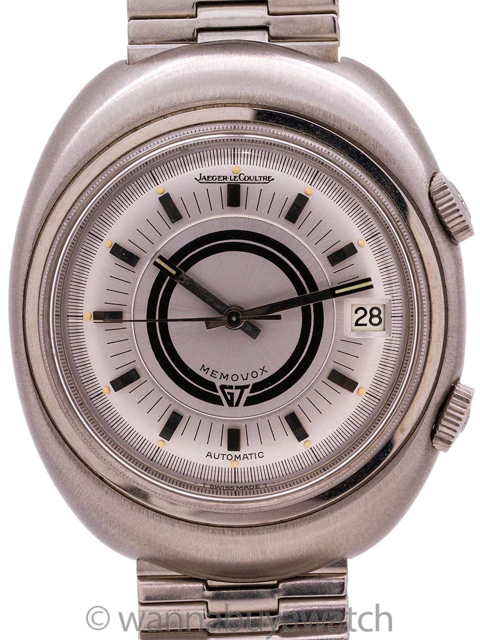 Jaeger Lecoultre Memovox GT Alarm circa 1970's New Old Stock w/ Box