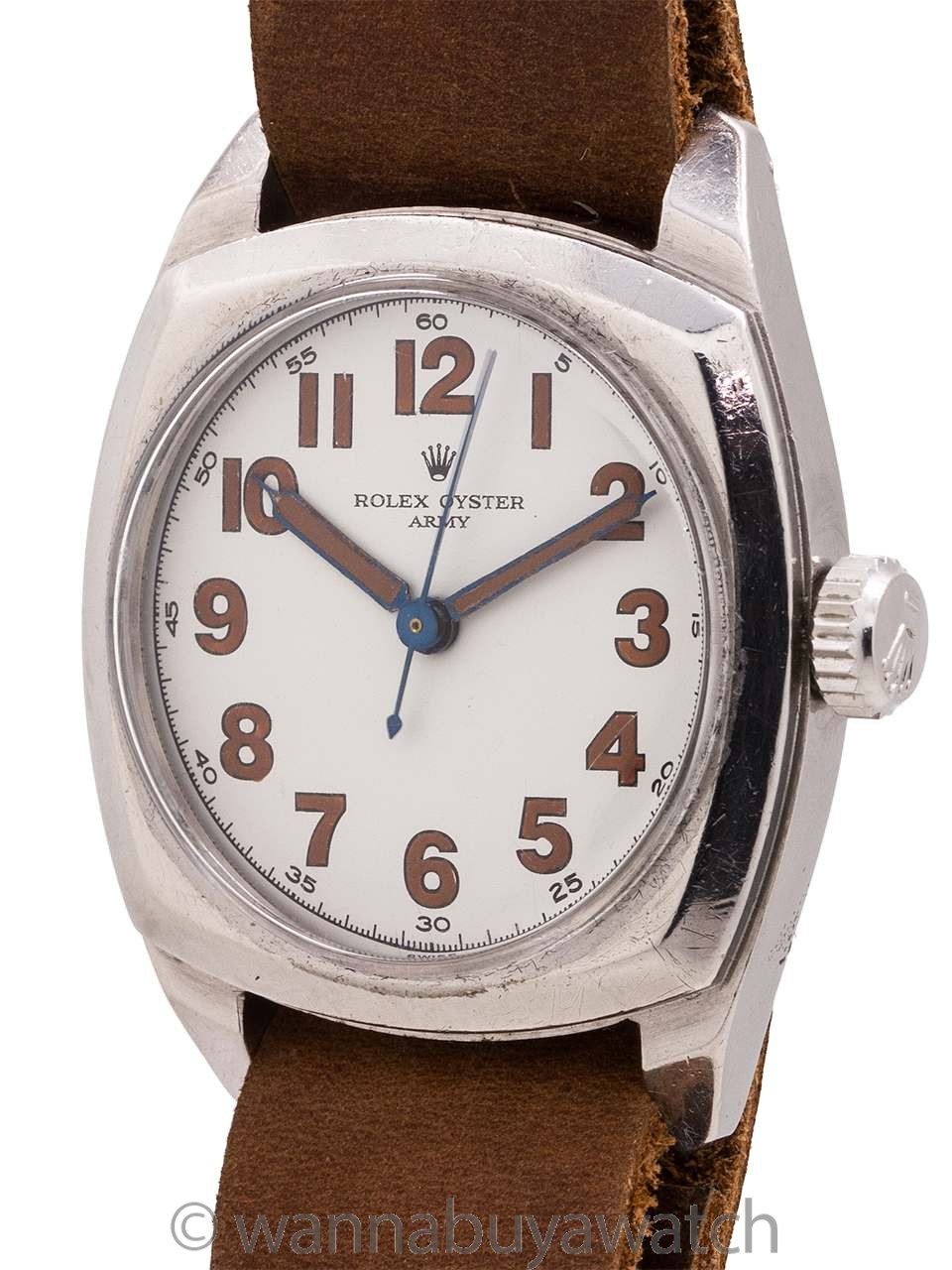 Vintage Rolex Oyster Army ref# 4647 circa 1940's
