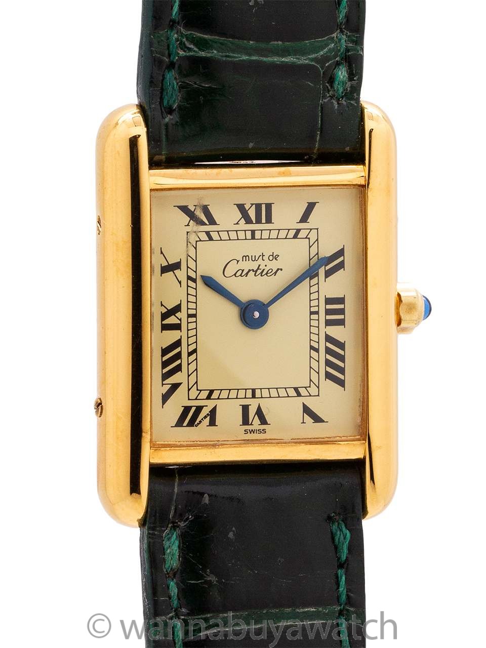 Cartier Tank Louis Lady's Vermeil Quartz circa 2000's