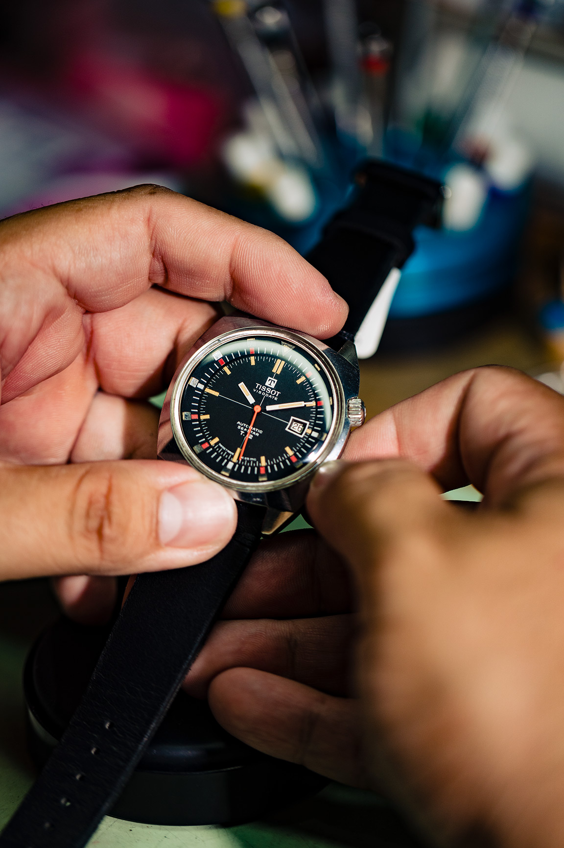 Tissot T-12 Seastar Visodate Super Compressor circa 1970's