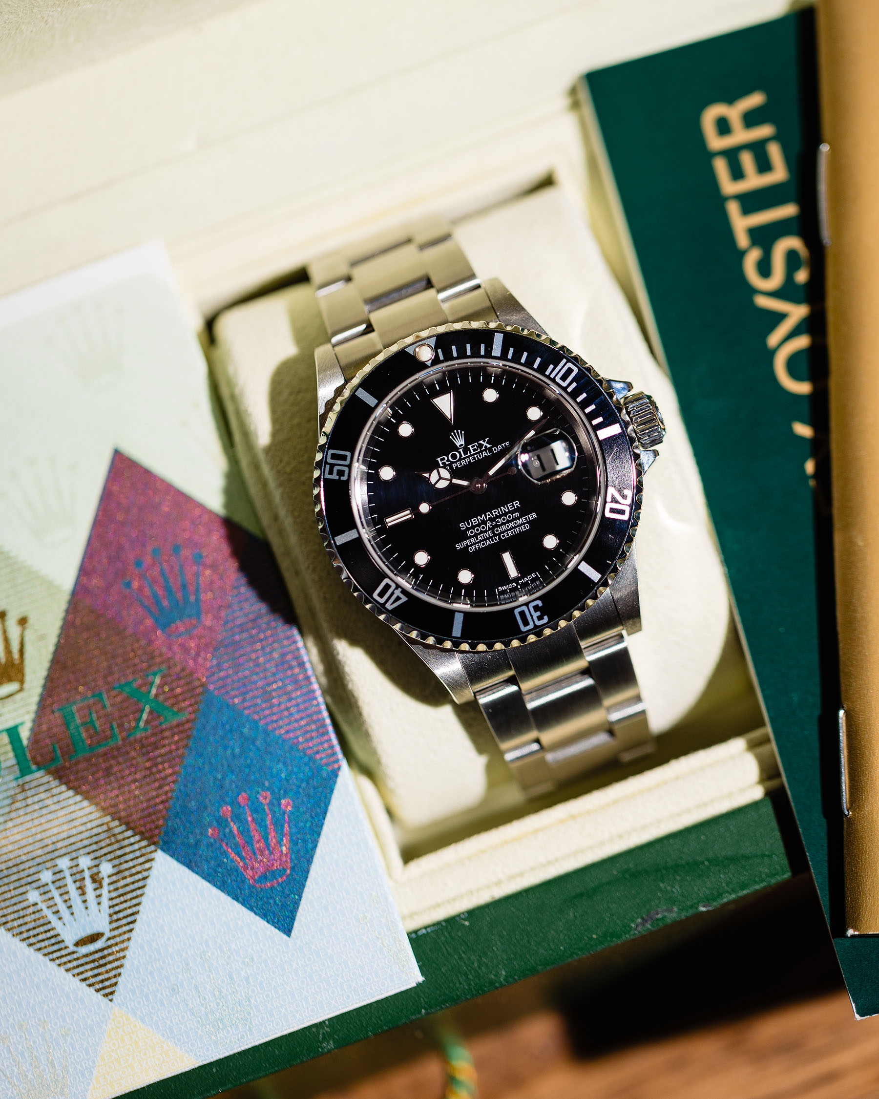 Rolex Submariner ref# 16610 Stainless Steel circa 2007 Box & Papers