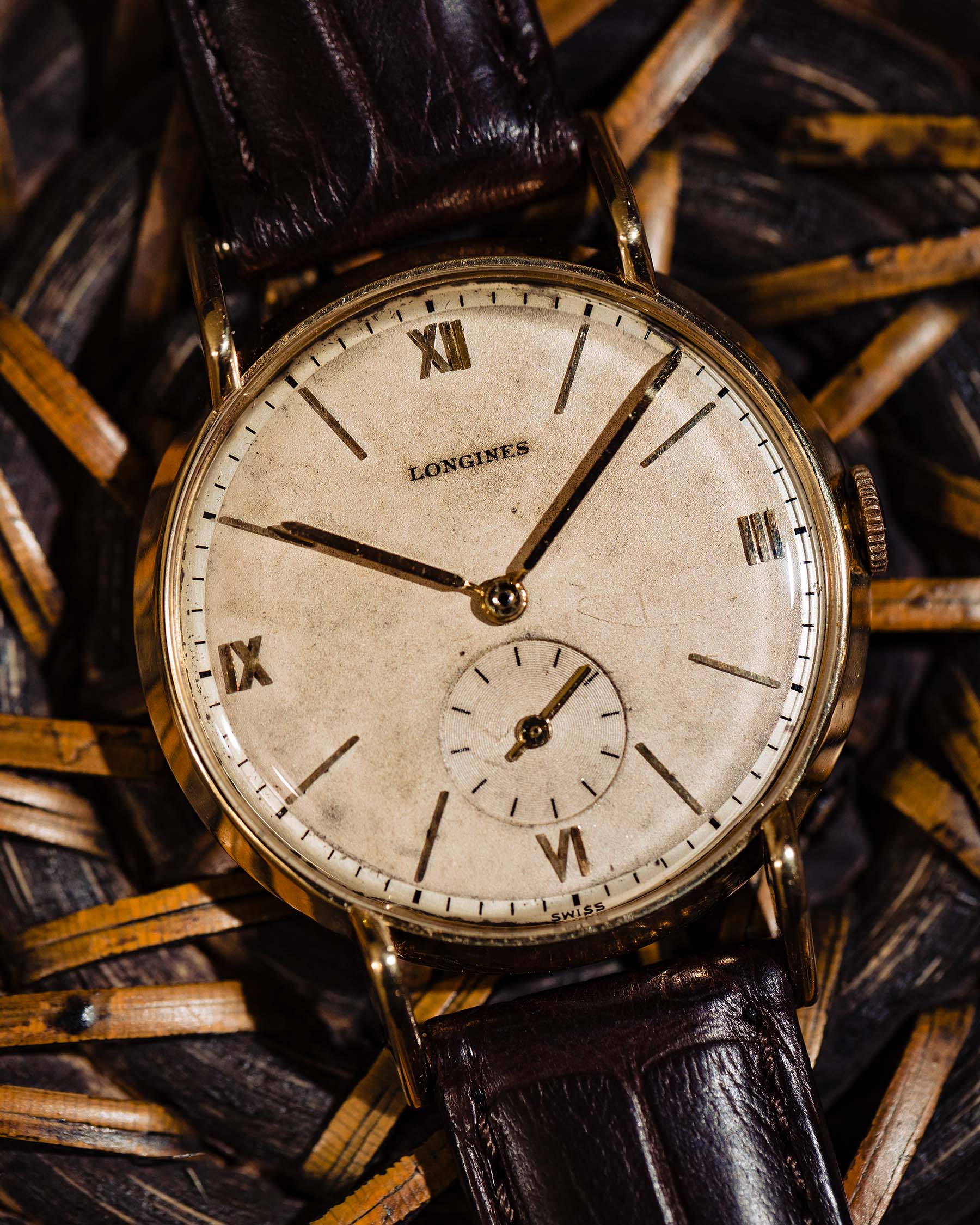 Longines 14K YG Oversized Dress Model circa 1947