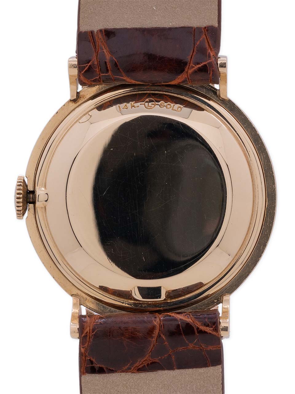 Wittnauer 14K YG Dress Model Modernist circa 1960's