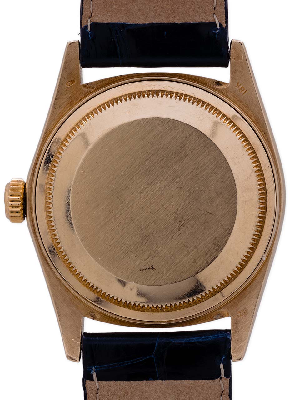 Rolex Datejust ref 16018 18K YG Blue Dial circa 1988