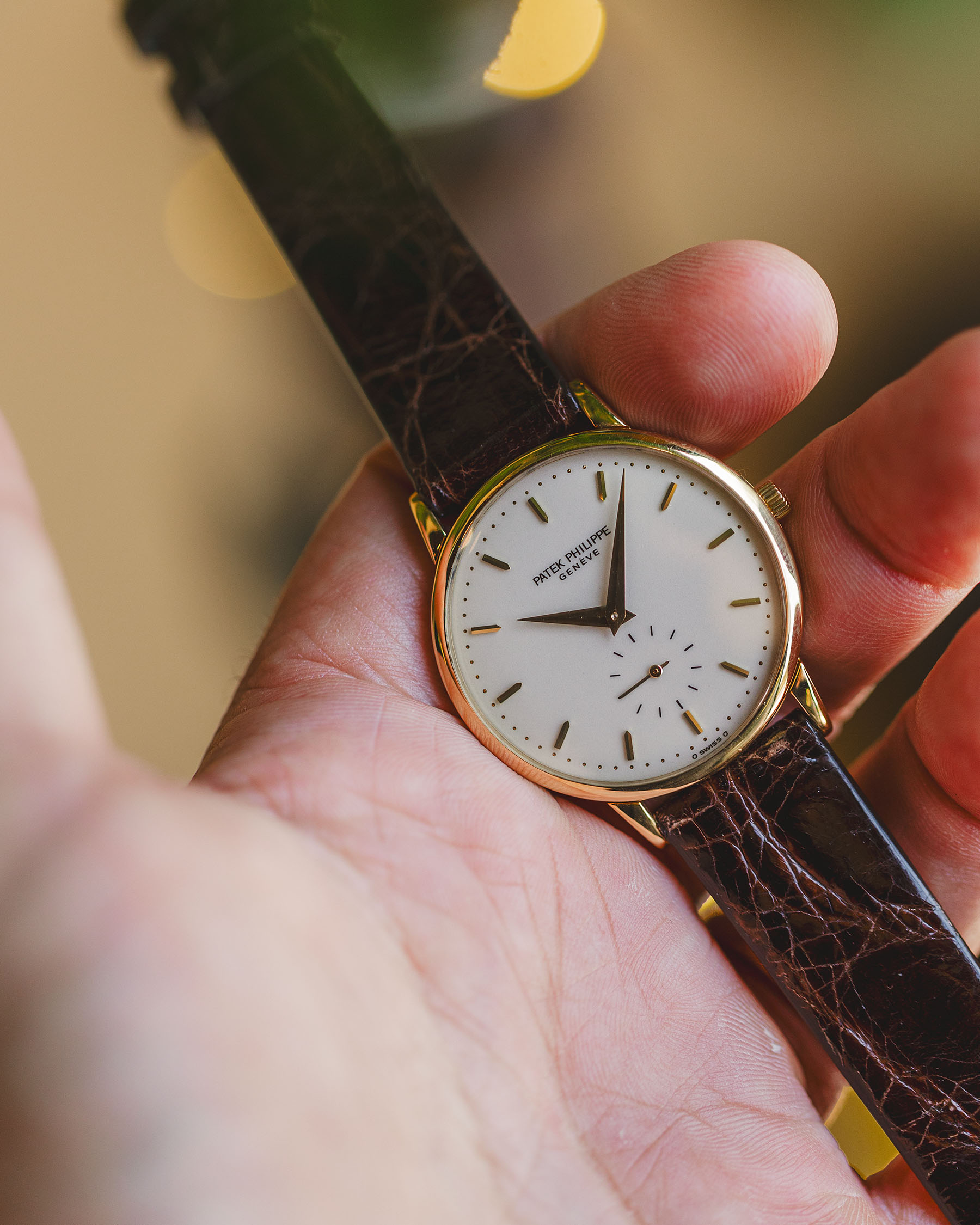 Patek Philippe ref 3893J 18K YG circa 1990's