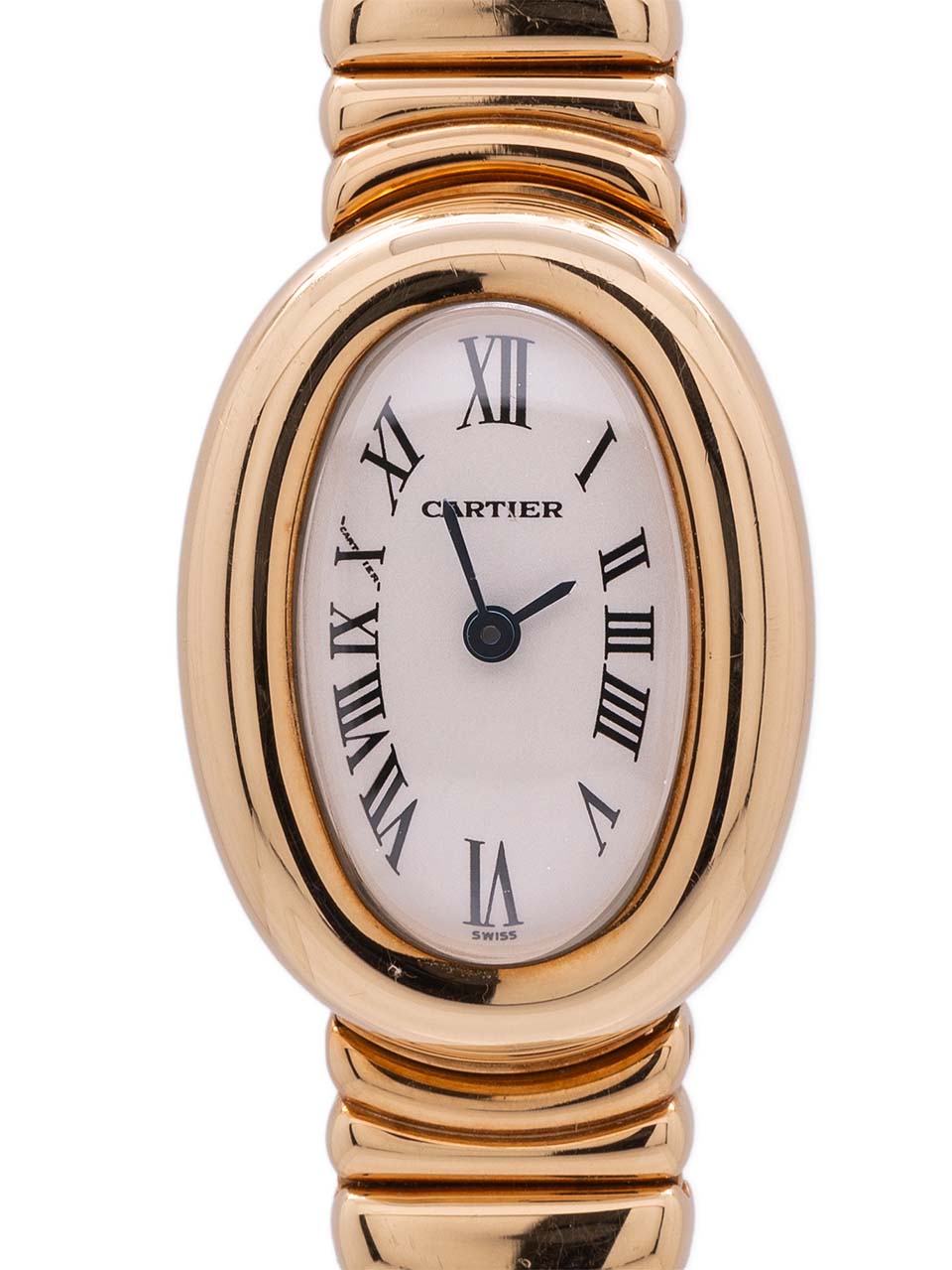Cartier レディース 時計 Cartier Mini Baignoire 18K YG ref 2368 with Bracelet Full Set
