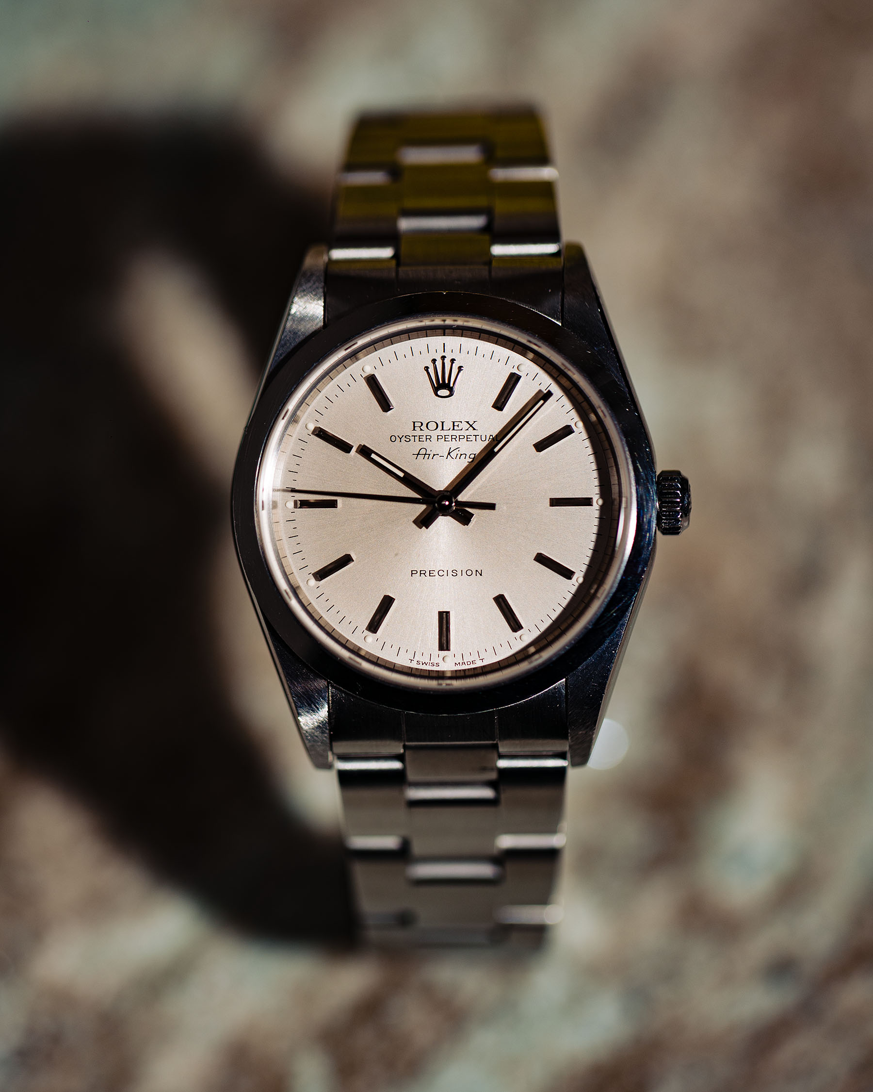 Rolex Oyster Perpetual Air-King ref 14000 Silver Dial circa 1997