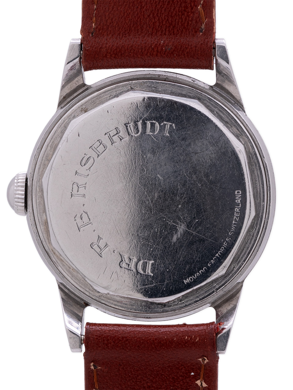 Movado Stainless Steel Breguet Dial Doctor's circa 1940's