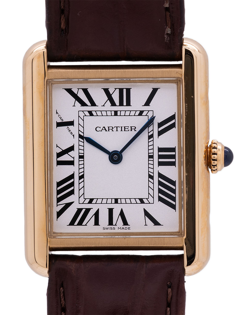 Cartier Lady's Tank Solo ref 3168 18K YG/SS Warranty Card circa 2020