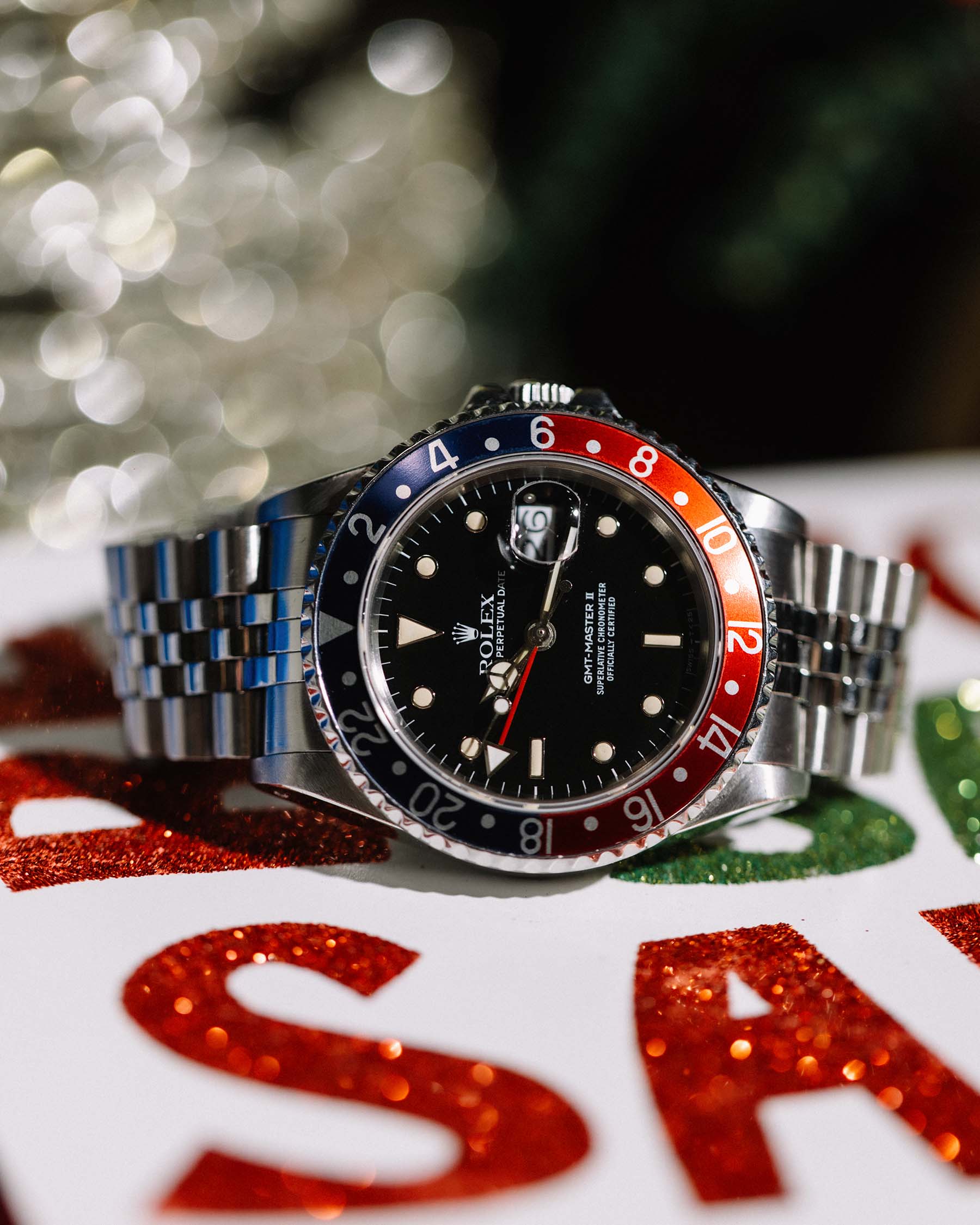 Rolex GMT II ref 16710 Pepsi Neo Vintage Tritium circa 1987