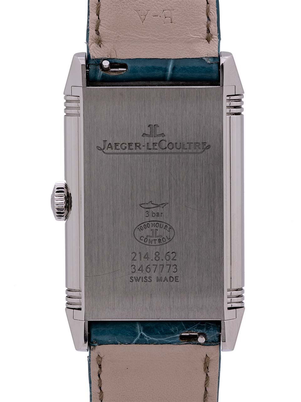 Jaeger LeCoultre Reverso Grand Taille ref 214.8.62 Box & Card